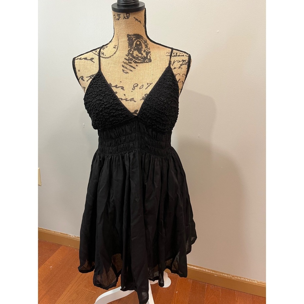 Cotton Candy LA Womens Little Black Dress Size Large NWT Spaghetti Strap